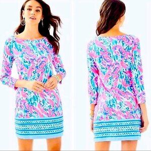 Lilly Pulitzer Marlowe Dress in Cracked Up Lobster EUC